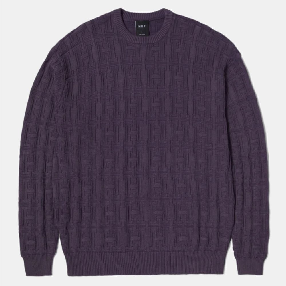 HUF Interlaced Jacquard Crew Sweater